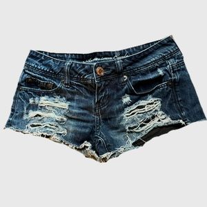 American Eagle distressed shorts